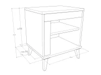 Galaxy éjjeliszekrény méretrajz